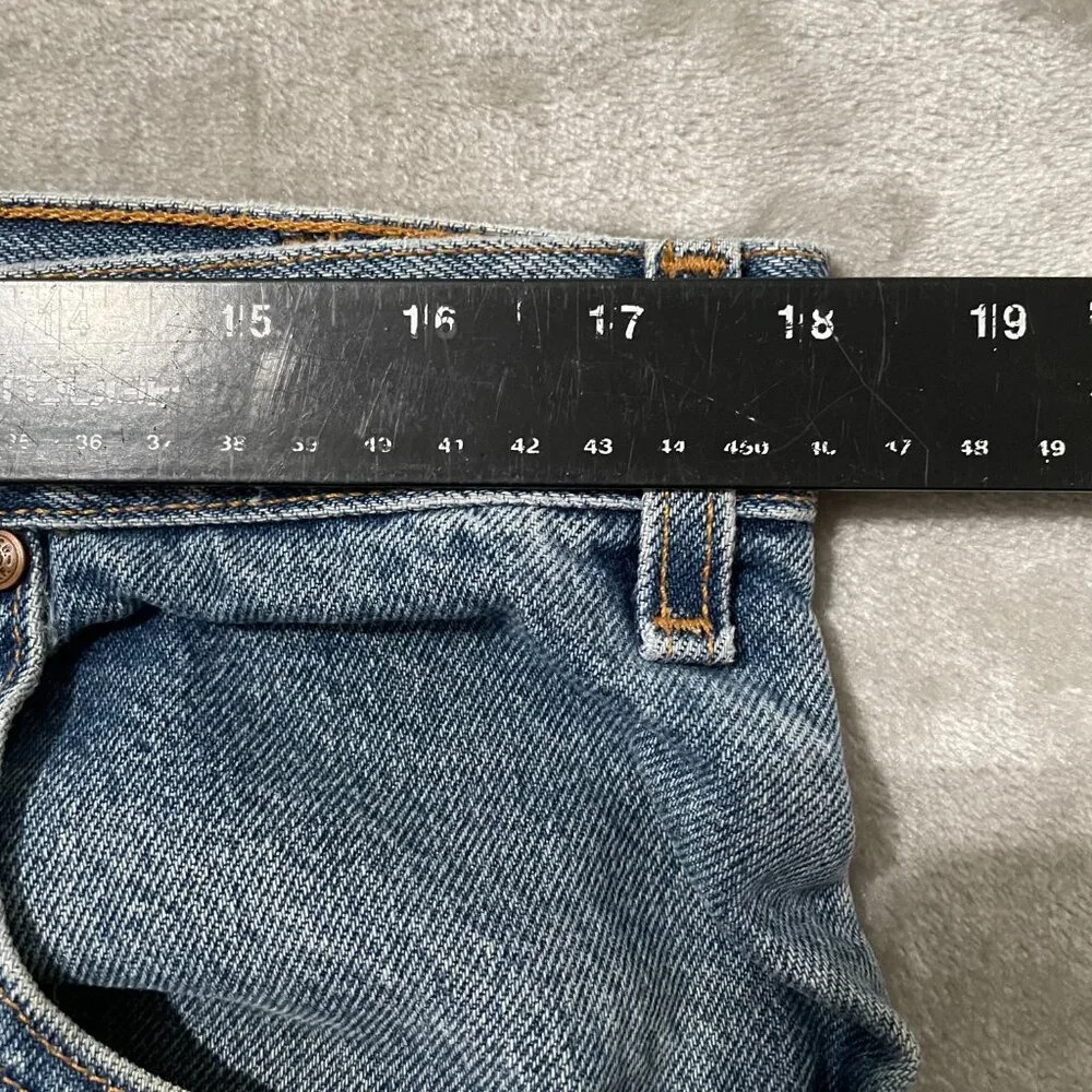 Vintage Levi's 545 Relaxed Fit Jeans Brown Tab Size 36x34 90s Stonewash Denim